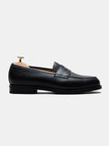 The Penny Loafer - Black Grain