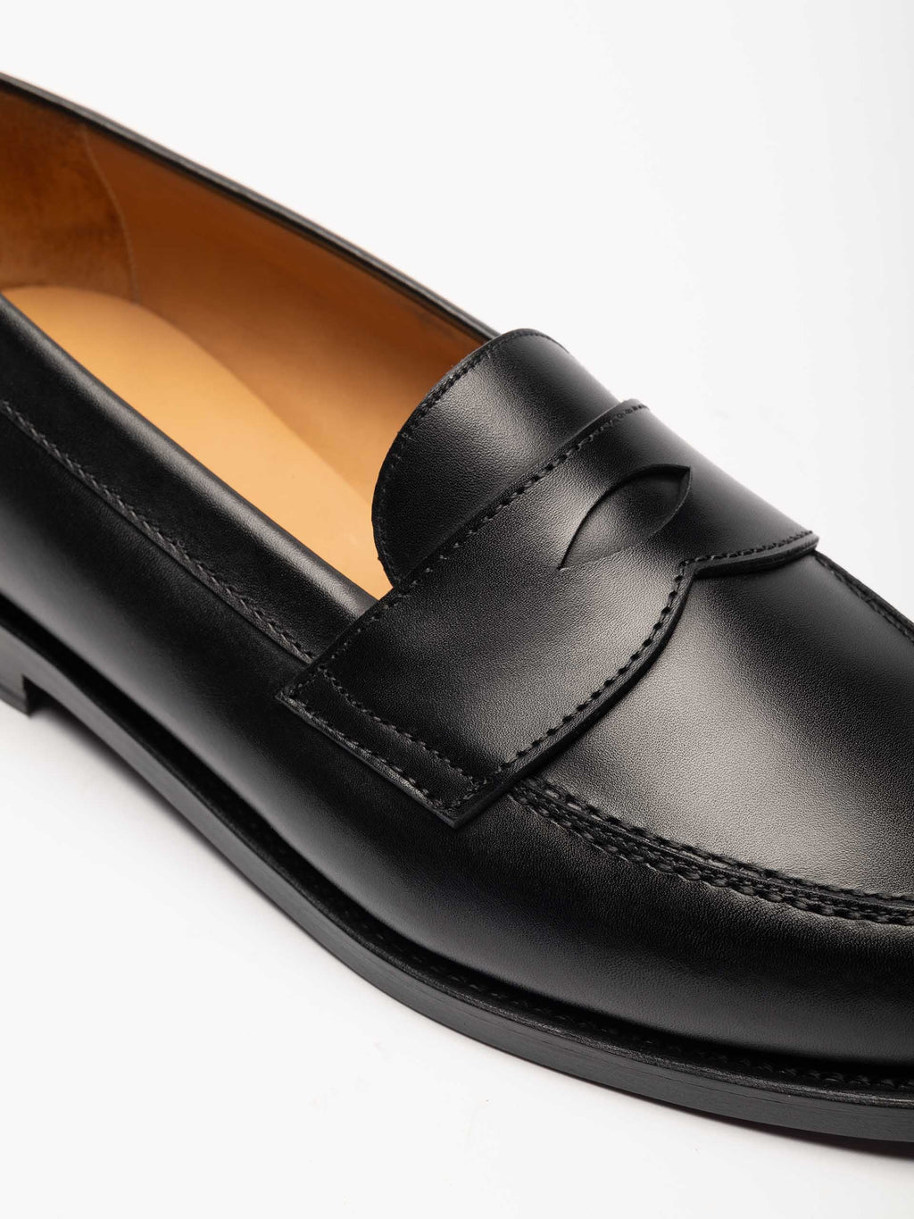 The Ivy Loafer - Black Calf