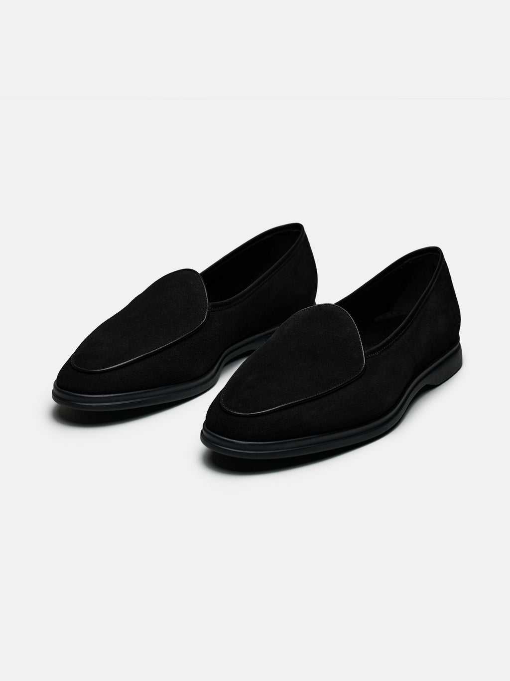 The Belgian Loafer - Black Suede