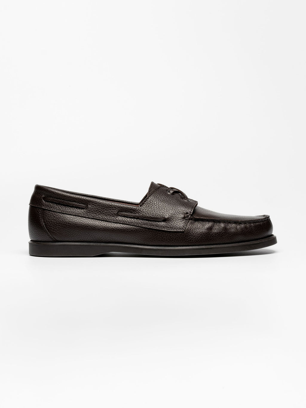 The Boat Shoe - Brown Grain