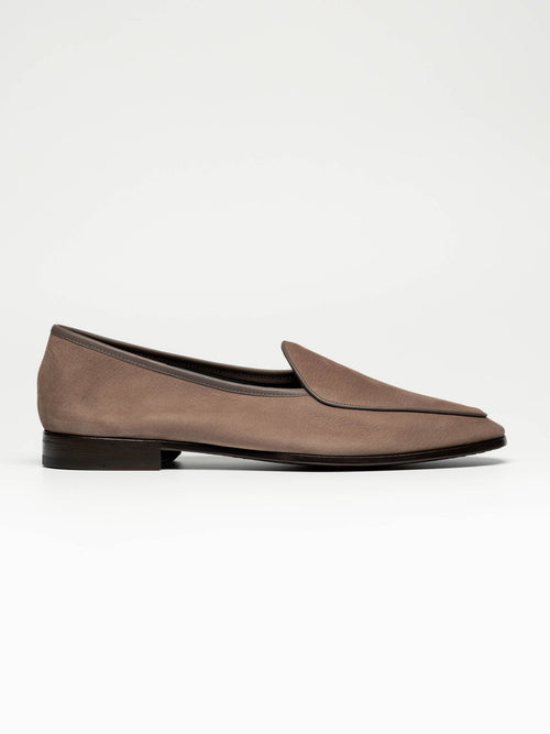 The Belgian Loafer - Taupe Nubuck - Unlined