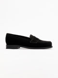 The Ivy Loafer - Black Suede