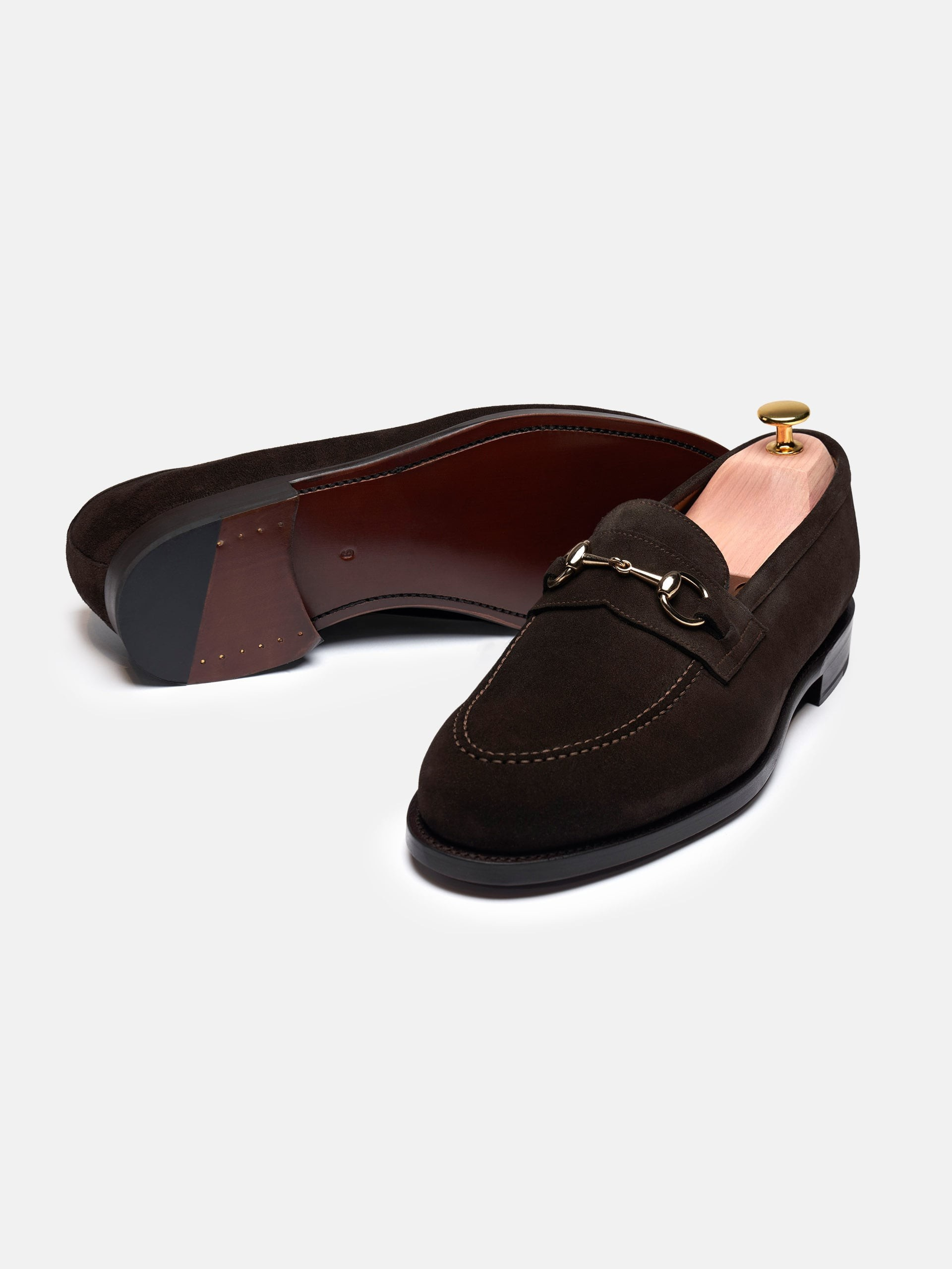 The Horsebit Loafer - Brown Suede